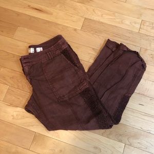 Anthropolgie Hei Hei Linen Capris